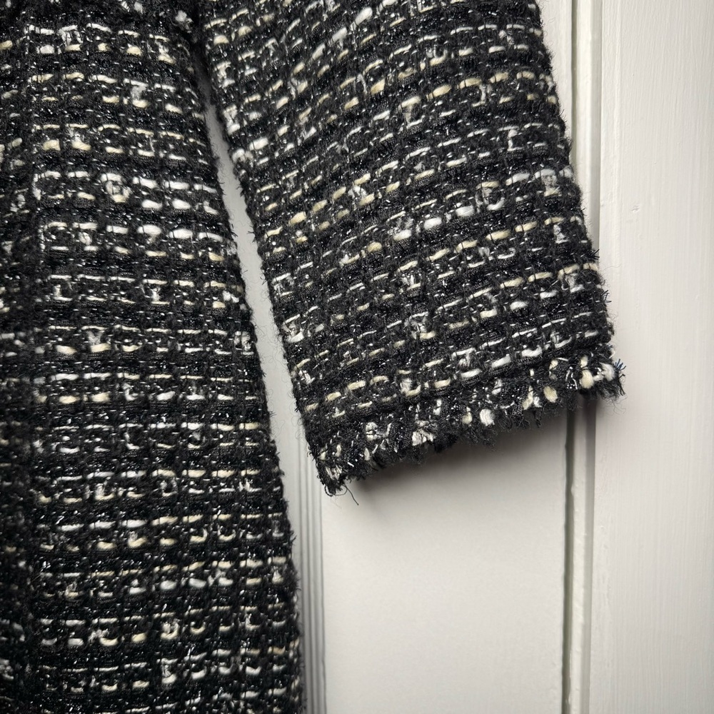 J. Crew Collection Black Label Tweed Career Dress Size 8 - Picture 5 of 13